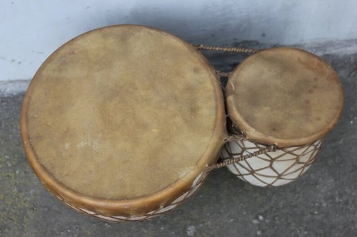 Batteria vintage argilla - vintage,