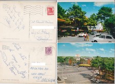 Tirrenia (Pisa): lotto 6 cart. anni '60-'70 (pubblicitaria Grand Hotel Golf auto