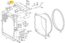 MERCEDES TRUCK LKW OM421/422 TAPPO DEL RADIATORE OEM A0005017215