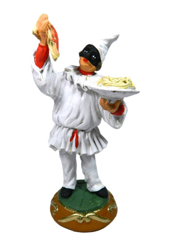Pulcinella con spaghetti - pulcinella, in