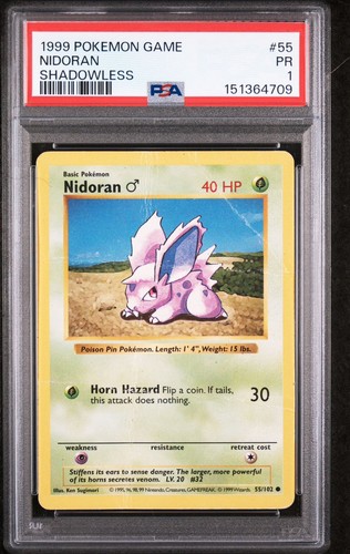 Psa nidoran set base senza - 1,