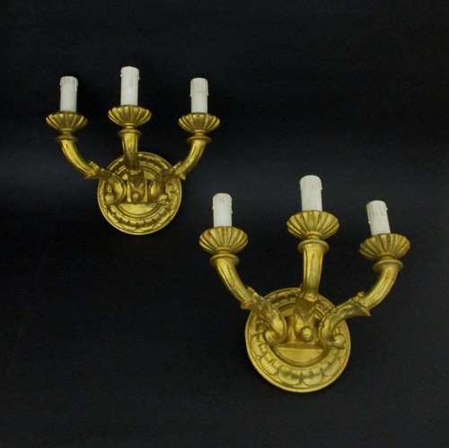 Antica coppia applique dei - applique,