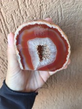 Minerali *** GEODE DI AGATA CON QUARZI