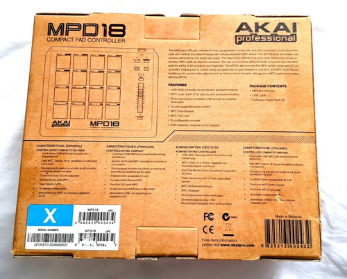 Akai professional mpd18 - akai,