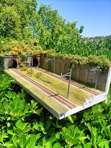 Diorama plastico ferroviario - diorama,