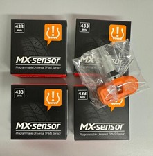 4 VALVOLE Sensori di Pressione TPMS Universali NUOVI (venduti già codificati)