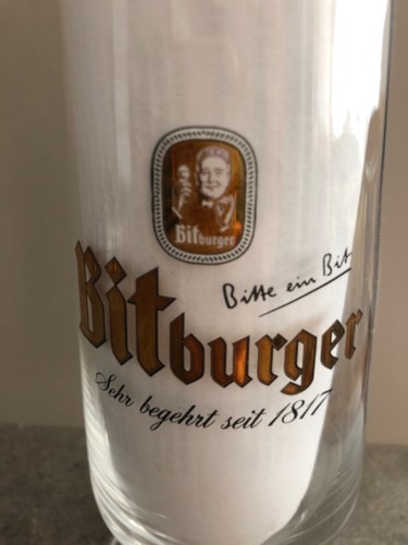 Bitburger bicchiere birra - bitburger,