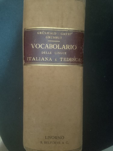 Vocabolario italiano tedesco - vocabolario, italiano/tedesco