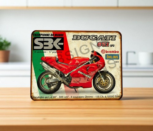 Plaque métal ducati 851 sp3 - ,