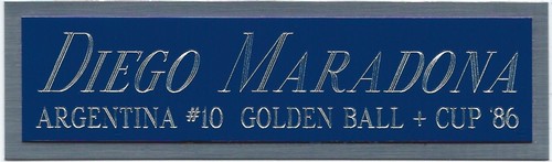 Targa diego maradona - targa,