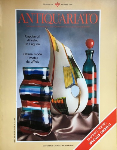 Antiquariato 119 1990 vetro - antiquariato,