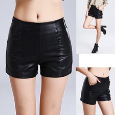 Pantaloncini Donna Simil Pelle