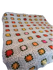 Coperta nonna multicolore
