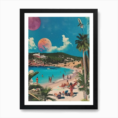 Ibiza retro collage - ibiza, 3