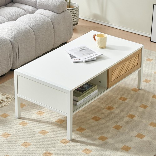 Rattan coffee table - rattan,