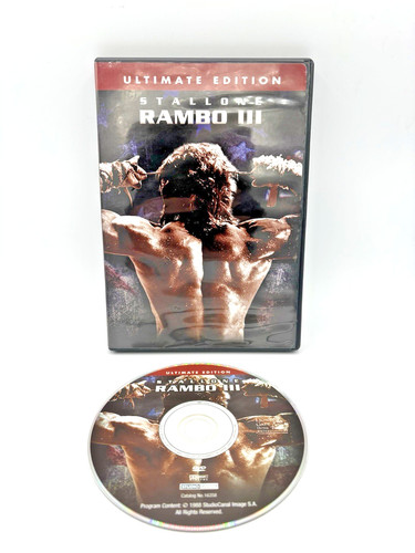 Rambo iii dvd - rambo, 1988,ultimate