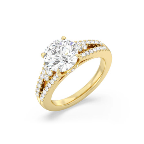 Anello con diamanti per