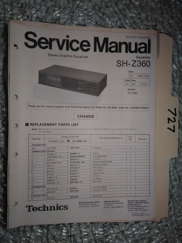 Technics z360 8046 - sh-z360,