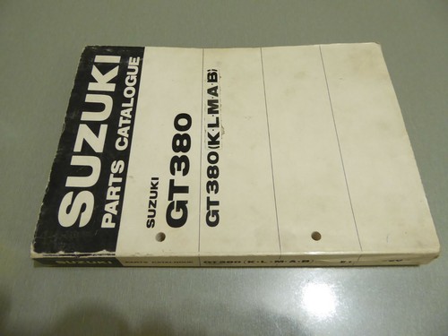Suzuki gt380 parts catalogue - suzuki,