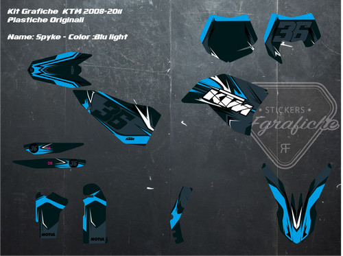 Grafiche ktm exc - grafiche, exc/exc-f