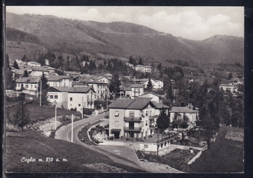 Cartolina caglio panorama - caglio,