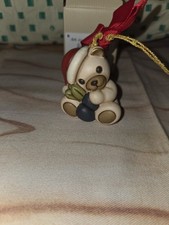Thun Addobbo Natale Teddy Con Olive Con Scatola Fuori Produzione Limited Numerat