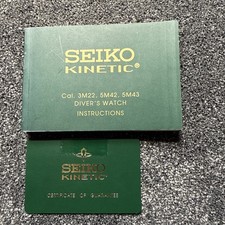 SEIKO Istruzioni Cinetiche
