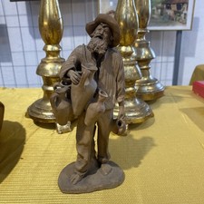 Personaggio Per Presepe In Terracotta “Vasaio“ Firmata Angelo Leone Catania
