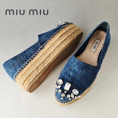 Miu platform espadrilles - miu,