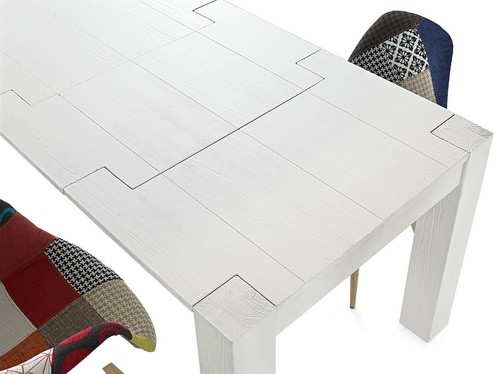 Tavolo moderno abete bianco - moderno,