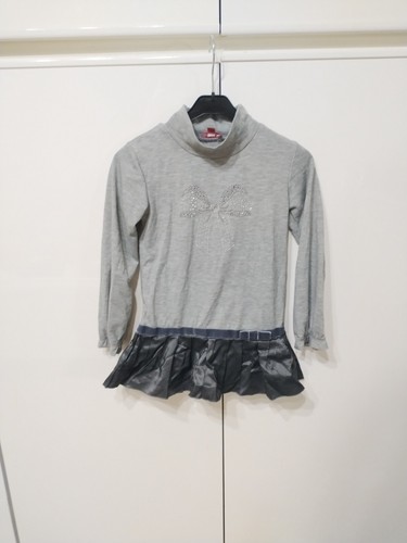 Vestito abito bambina grigio - vestito,