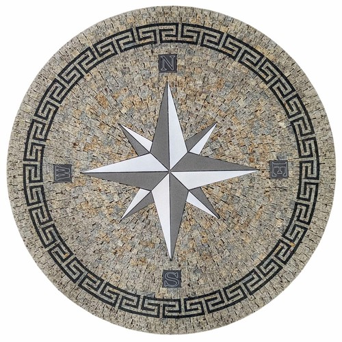 Antica roma rosone mosaico - "antica,