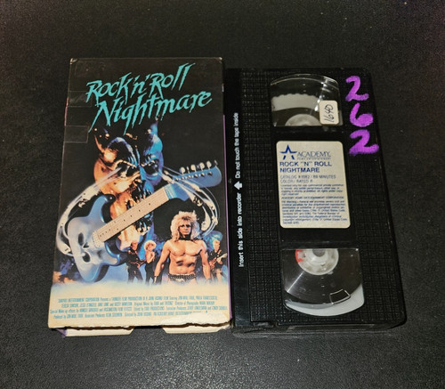 Rock roll nightmare vhs - rock,