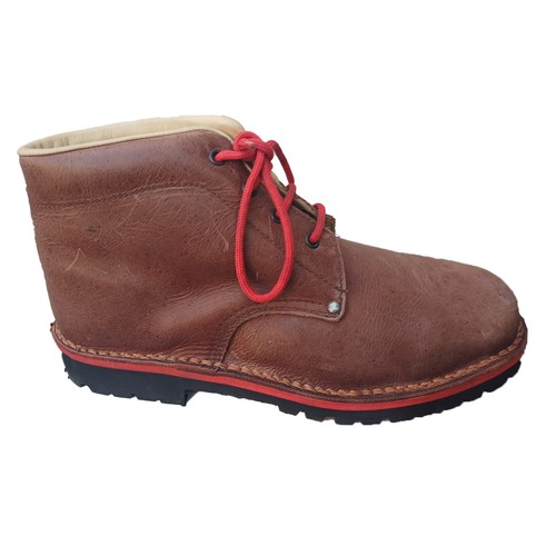 Scarpe scarponi anfibi cuoio