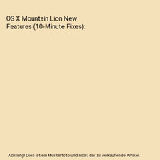 OS X Mountain Lion New