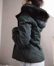 Giacca Piumino Max Mara, collo visone.