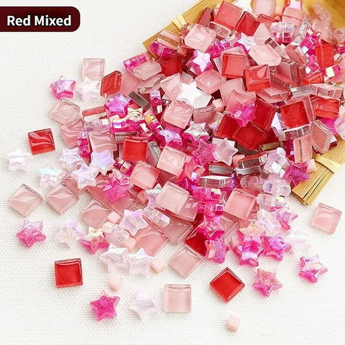350pcs vetro bulk mattonelle - 350pcs,