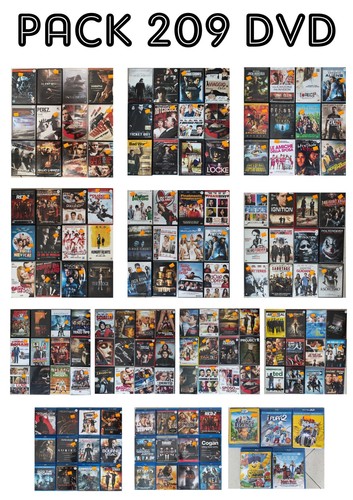 Lotto 209 dvd assortiti - da,