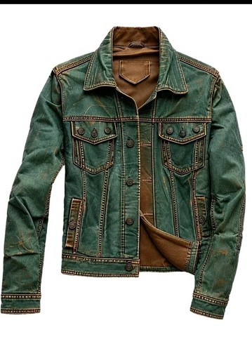 Giacca pelle camionista - giacca, di