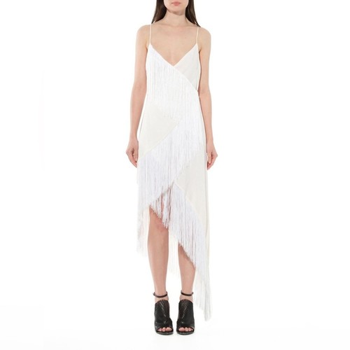 Abito givenchy con frange - con,