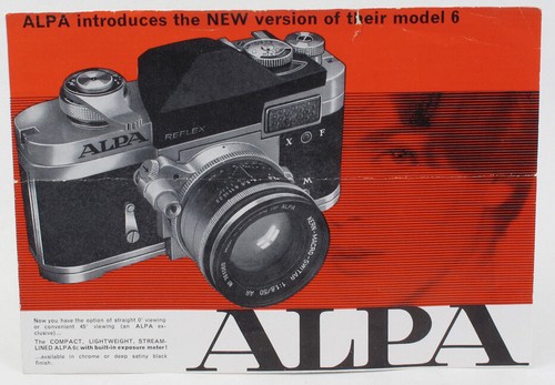Brochure alpa originale - alpa,