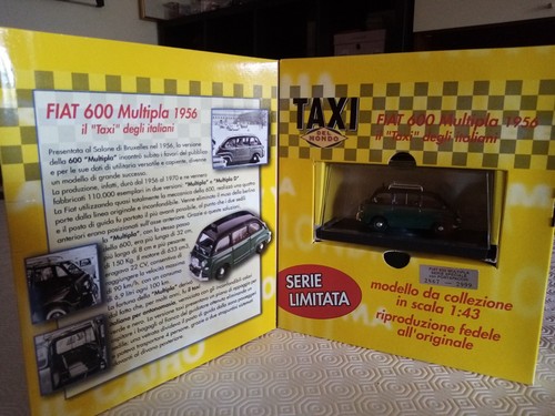 Modellino taxi fiat - modellino, 1.43