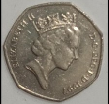 Moneta 50 Penny Britannici
