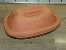 Vintage 60's. "ROMERTOPF" BAY-KERAMIK No. 111 Terra Cotta Baking Dish, W.Germany