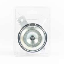 TROMBA CLACSON  ELETTROMAGNETICO A DISCO TONO ALTO per AUTO-MOTO  ø90 - 12V.