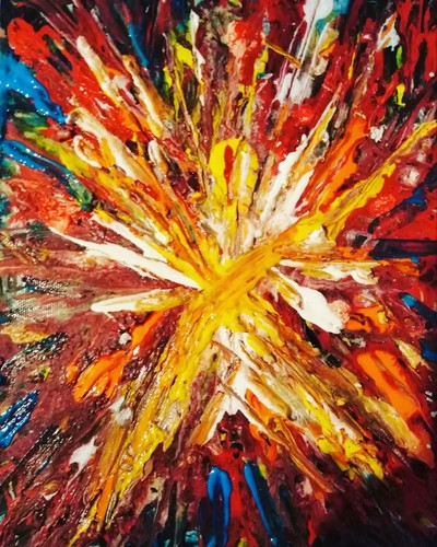 Quadro astratto moderno arte - moderno,