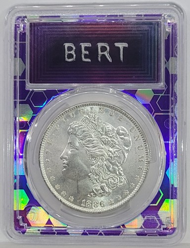 1886 morgan certificato - 1886, $1