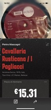 Cavalleria Rusticana i Pagliacci Vinile 33 Giri Decca