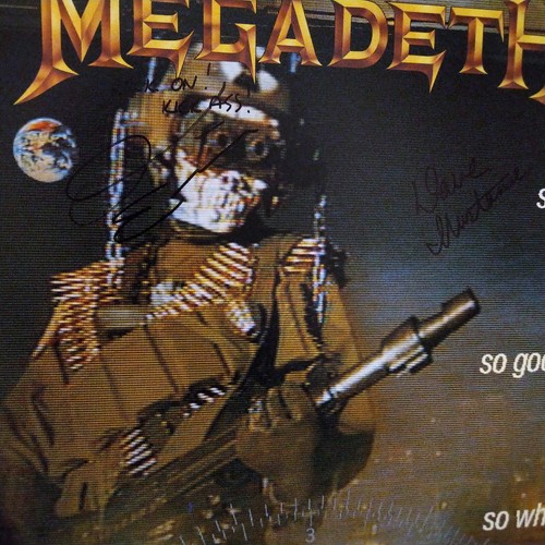 Signed megadeth so - , far