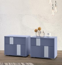 COPPIA COMODINI CON MANIGLIE A